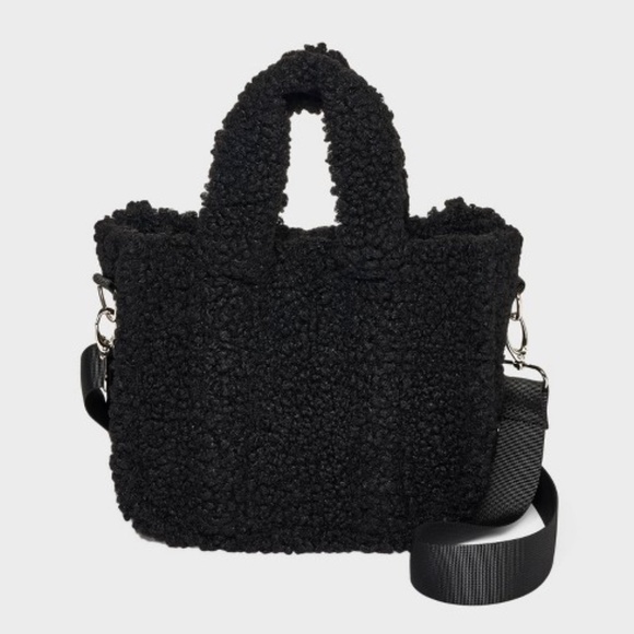 Art Class Kids’ Mini Faux Shearling Crossbody Tote - Picture 1 of 5